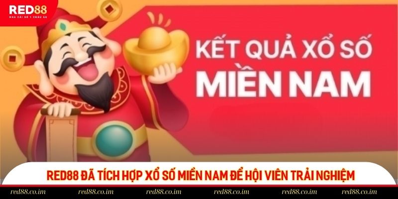 Red88 đã tích hợp xổ số miền Nam để hội viên trải nghiệm